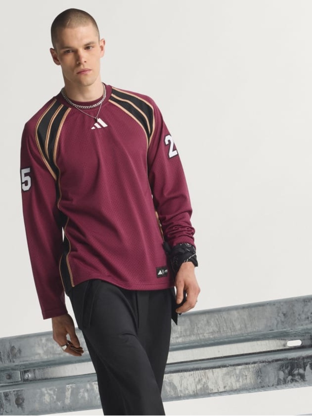 ADIDAS MERCEDES - AMG PETRONAS FORMULA ONE TEAM LAS VEGAS LONGSLEEVE TEE MEN